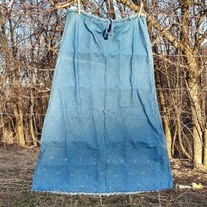 Casey & Max Medium maxi denim skirt